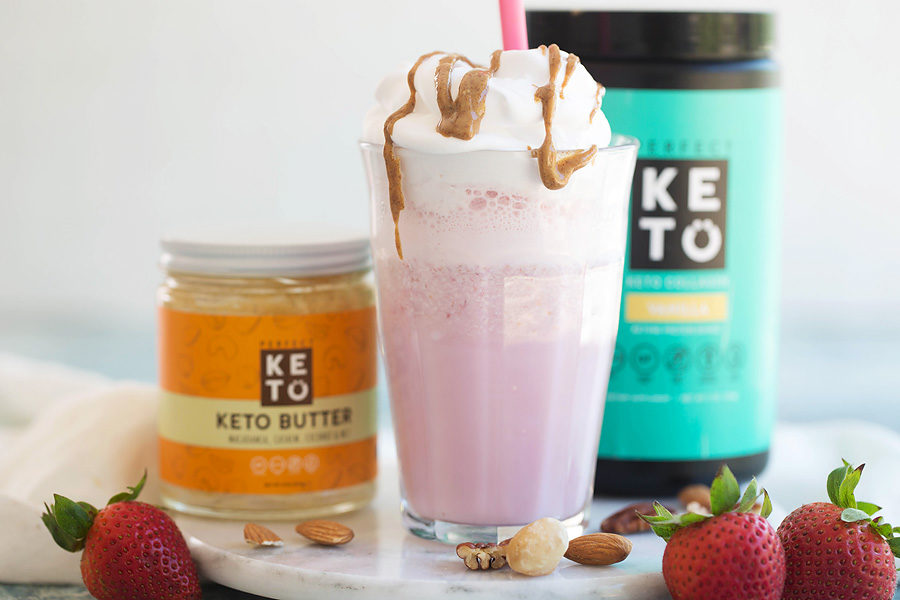 Creamy Dreamy PB&J Smoothie