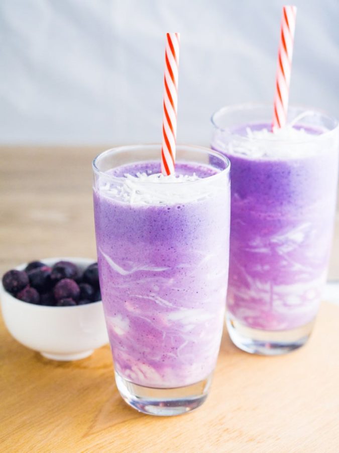 Keto Smoothie Blueberry Galaxy