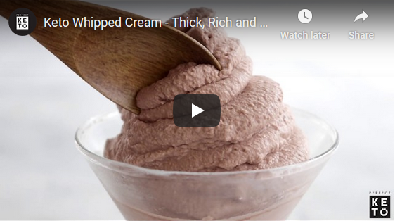 Keto Secret Weapon Number 3 – Chocolate Whipped Cream