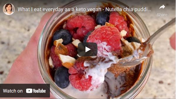 Homemade Keto Nutella and Berry Parfait
