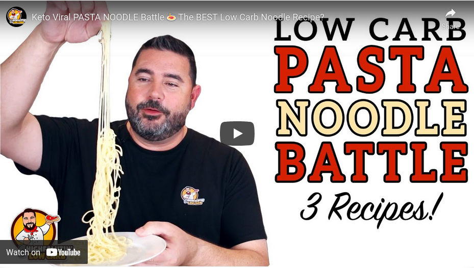Review of High Falutin’ Low Carb’s Low-Carb Pasta Battle Video