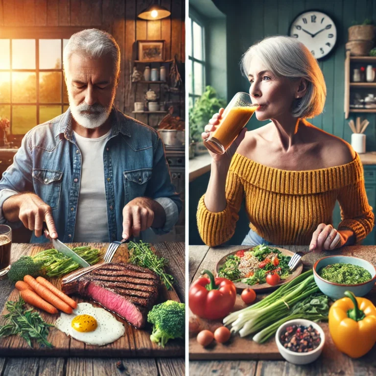 Carnivore vs Plant Based Diet Over 50 - Featured Image