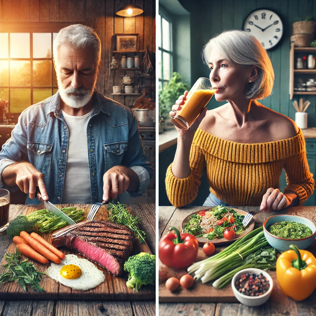 Carnivore vs Plant Based Diet Over 50 - Featured Image